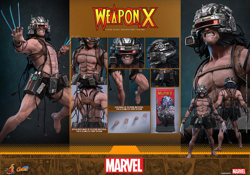 Comic Masterpiece Marvel Comics Weapon X 1/6th Scale Collectible Figure