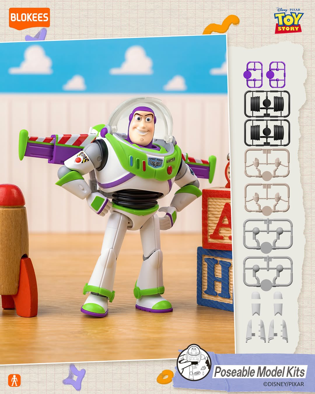 Toy Story Elite Version 01 6 Pack Box Champion Class Model Kit