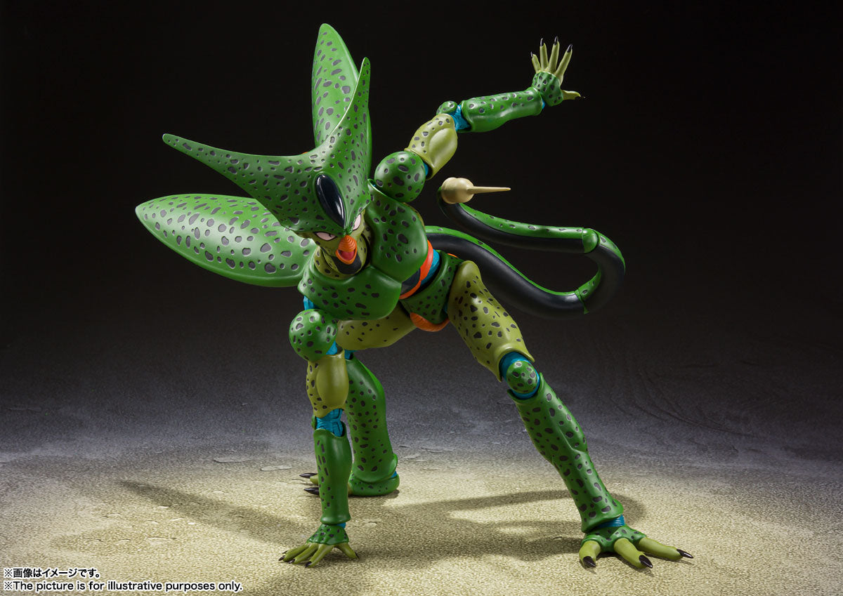 Dragon Ball Z Cell First Form S.H.Figuarts Action Figure (Reissue)