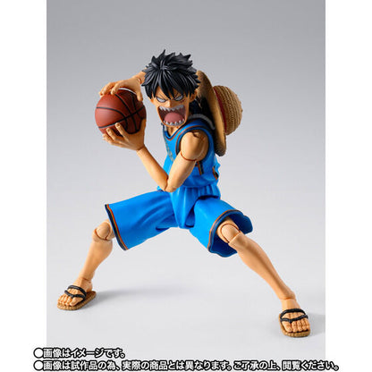 One Piece x NBA Monkey D. Luffy: Oklahoma City Thunder Ver. Exclusive S.H.Figuarts Action Figure