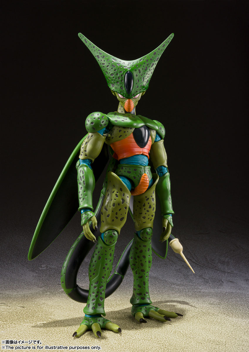 Dragon Ball Z Cell First Form S.H.Figuarts Action Figure (Reissue)