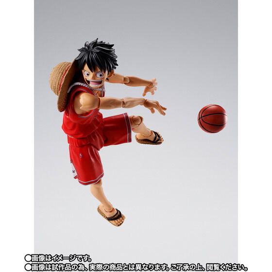 One Piece x NBA Monkey D. Luffy: Chicago Bulls Ver. Exclusive S.H.Figuarts Action Figure