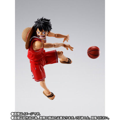 One Piece x NBA Monkey D. Luffy: Chicago Bulls Ver. Exclusive S.H.Figuarts Action Figure