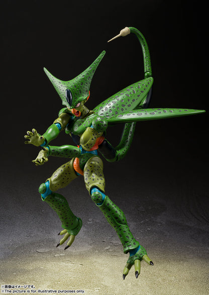 Dragon Ball Z Cell First Form S.H.Figuarts Action Figure (Reissue)
