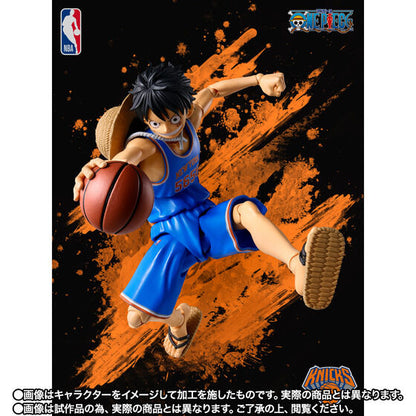 One Piece x NBA Monkey D. Luffy: New York Knicks Ver. Exclusive S.H.Figuarts Action Figure