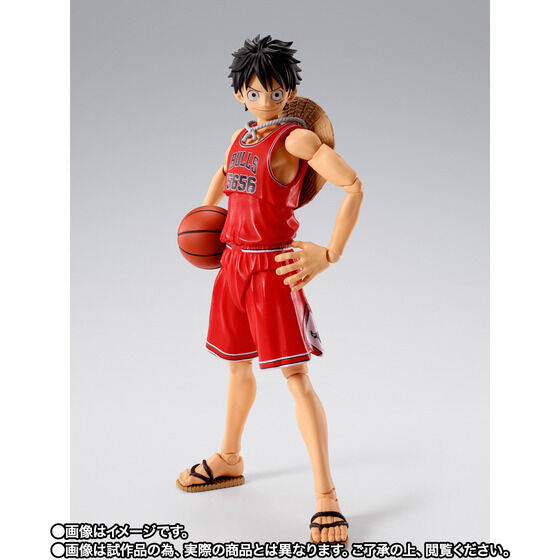One Piece x NBA Monkey D. Luffy: Chicago Bulls Ver. Exclusive S.H.Figuarts Action Figure