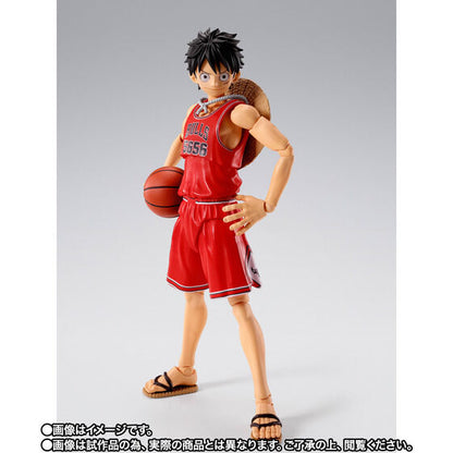 One Piece x NBA Monkey D. Luffy: Chicago Bulls Ver. Exclusive S.H.Figuarts Action Figure