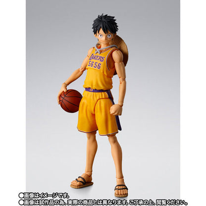 One Piece x NBA Monkey D. Luffy: Los Angeles Lakers Ver. Exclusive S.H.Figuarts Action Figure