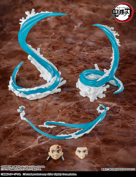 Demon Slayer Tanjiro Kamado & Giyu Tomioka: Water Breathing S.H.Figuarts Effect Parts Set