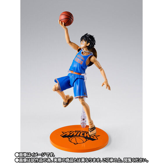 One Piece x NBA Monkey D. Luffy: New York Knicks Ver. Exclusive S.H.Figuarts Action Figure