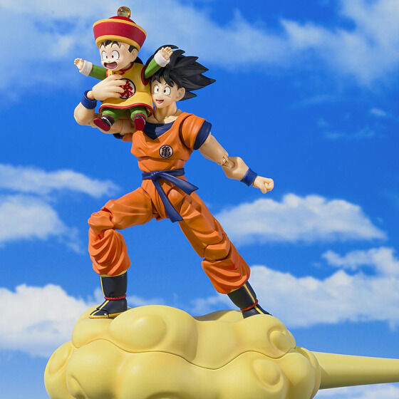 Dragon Ball Z Goku & Gohan Kid & Flying Nimbus Exclusive S.H.Figuarts Action Figure