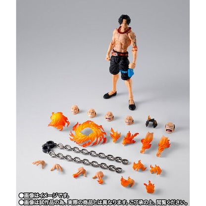 One Piece Portgas D. Ace Marineford Exclusive S.H.Figuarts Action Figure
