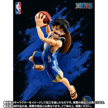 One Piece x NBA Monkey D. Luffy: Golden State Warriors Ver. Exclusive S.H.Figuarts Action Figure