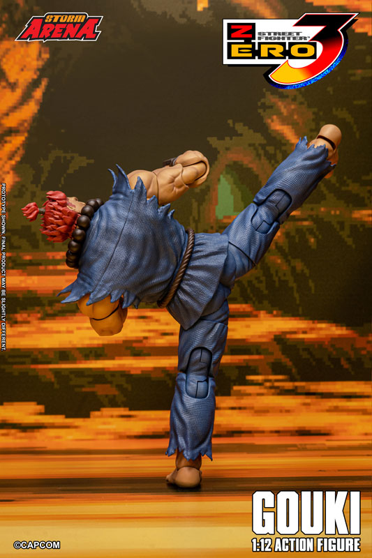 Street Fighter Alpha 3 Storm Arena Akuma (Gouki) 1/12 Scale Action Figure