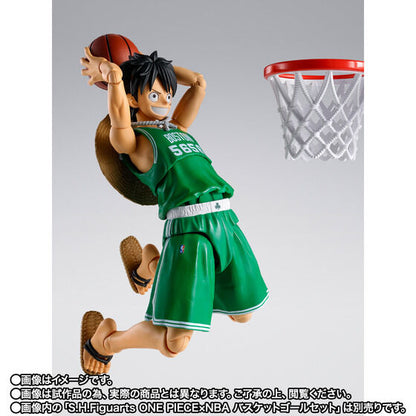One Piece x NBA Monkey D. Luffy: Boston Celtics Ver. Exclusive S.H.Figuarts Action Figure