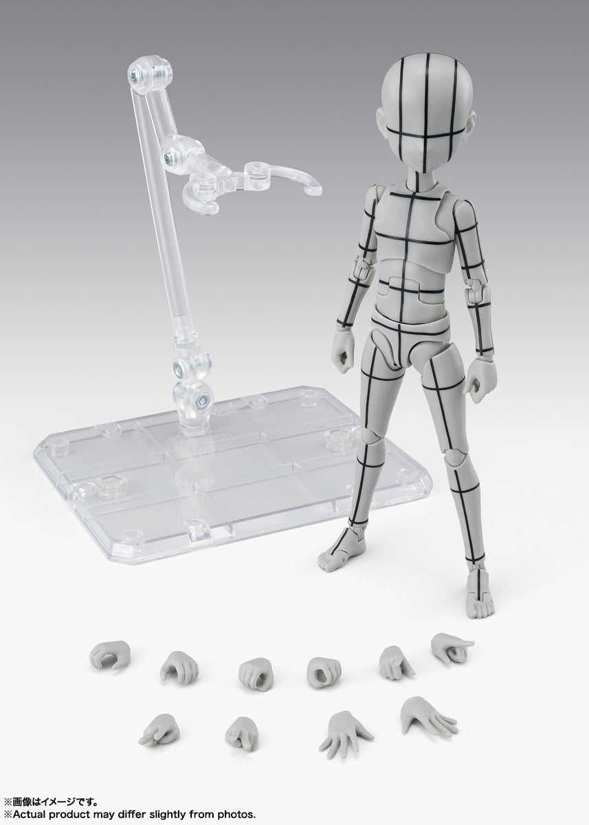 Body Kun Ken Sugimori Edition Wire Frame (Gray Color Ver.) S.H.Figuarts Action Figure