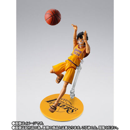 One Piece x NBA Monkey D. Luffy: Los Angeles Lakers Ver. Exclusive S.H.Figuarts Action Figure
