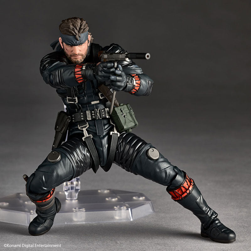Metal Gear Solid Delta: Snake Eater Naked Snake Sneaking Suit Ver. Revoltech Amazing Yamaguchi Action Figure