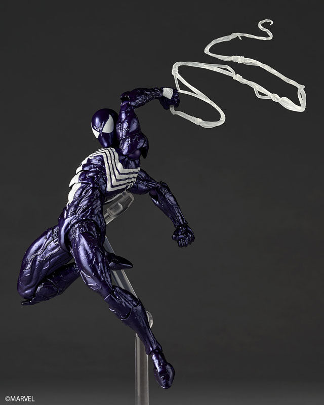 Marvel Symbiote Spider-Man (Purple Version) Revoltech Amazing Yamaguchi Action Figure