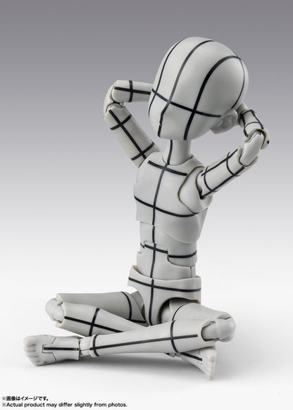 Body Kun Ken Sugimori Edition Wire Frame (Gray Color Ver.) S.H.Figuarts Action Figure