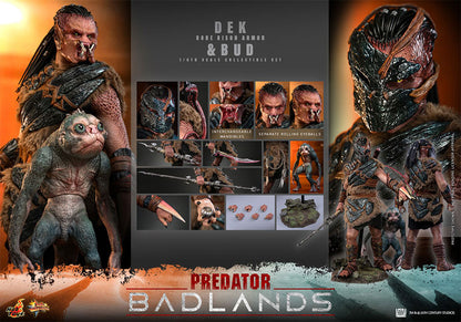 Predator: Badlands Dek (Bone Bison Armor) & Bud Collectible Figure