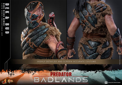 Predator: Badlands Dek (Bone Bison Armor) & Bud Collectible Figure