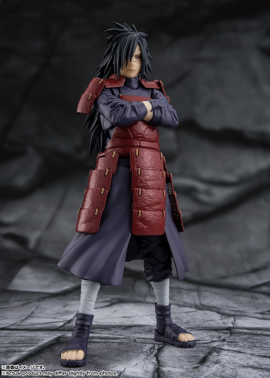 Naruto Shippuden Madara Uchiha The Legend of the Solitary Lord Who Dwells in Deep Darkness S.H.Figuarts Action Figure