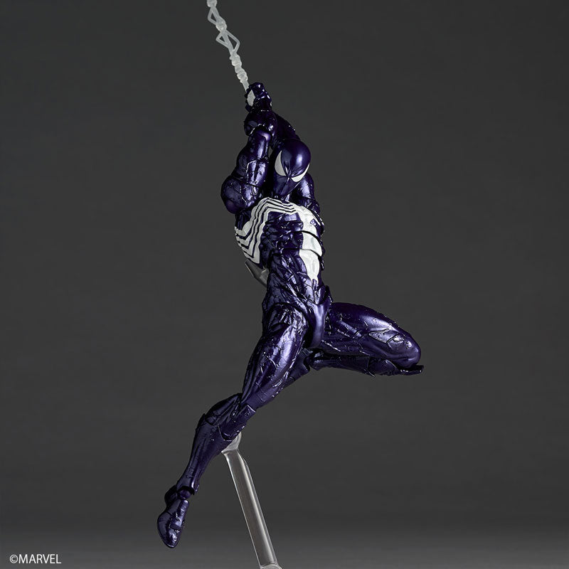 Marvel Symbiote Spider-Man (Purple Version) Revoltech Amazing Yamaguchi Action Figure