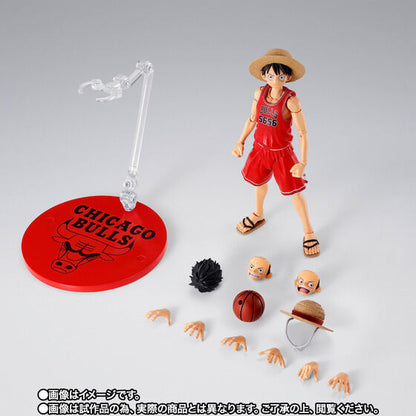 One Piece x NBA Monkey D. Luffy: Chicago Bulls Ver. Exclusive S.H.Figuarts Action Figure