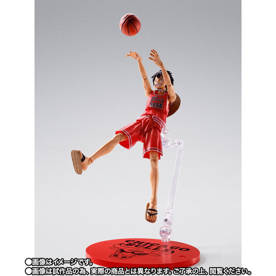 One Piece x NBA Monkey D. Luffy: Chicago Bulls Ver. Exclusive S.H.Figuarts Action Figure