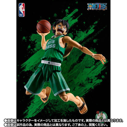 One Piece x NBA Monkey D. Luffy: Boston Celtics Ver. Exclusive S.H.Figuarts Action Figure