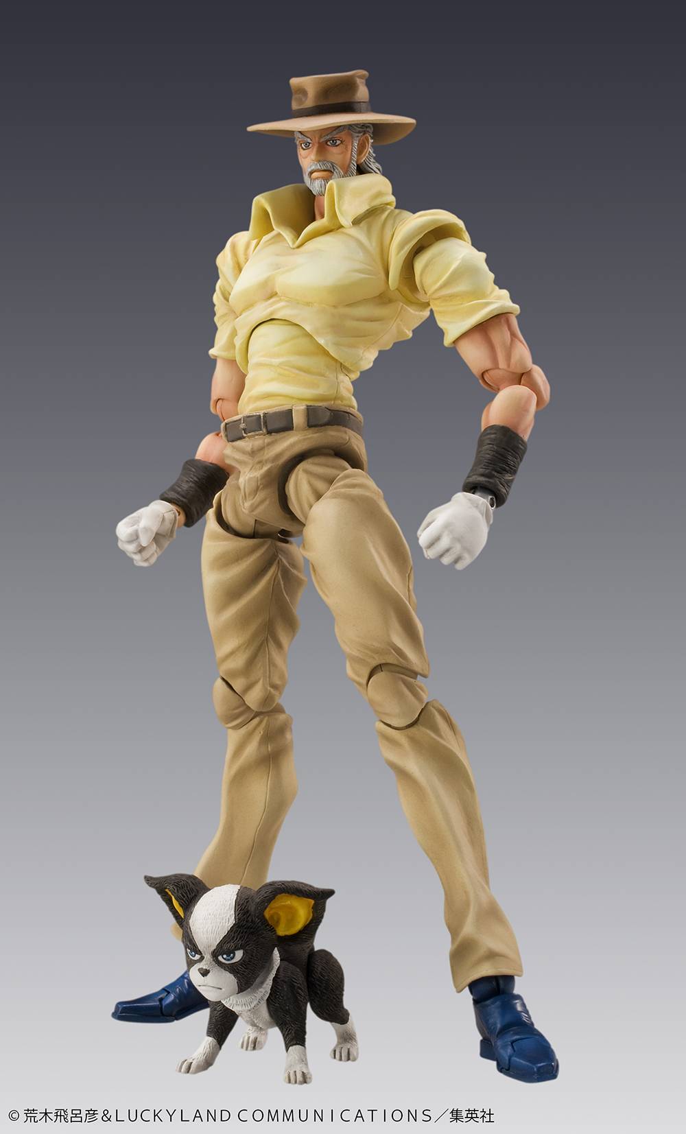 JoJo Bizarre Adventure Part 3: Stardust Crusaders Joseph Joestar & Iggy Super Action Statue (Reissue)