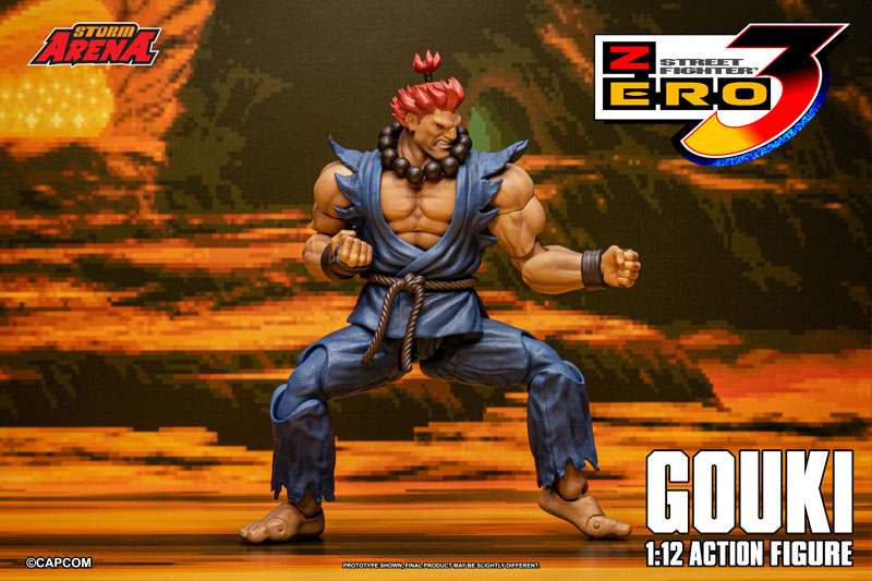 Street Fighter Alpha 3 Storm Arena Akuma (Gouki) 1/12 Scale Action Figure