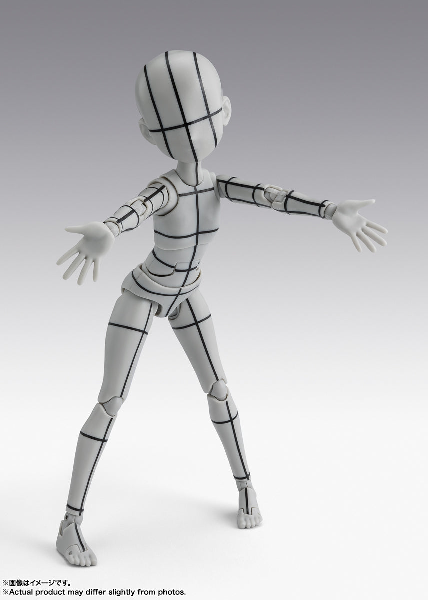 Body Chan Ken Sugimori Edition Wire Frame (Gray Color Ver.) S.H.Figuarts Action Figure