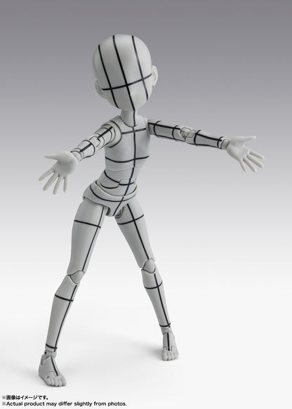 Body Chan Ken Sugimori Edition Wire Frame (Gray Color Ver.) S.H.Figuarts Action Figure