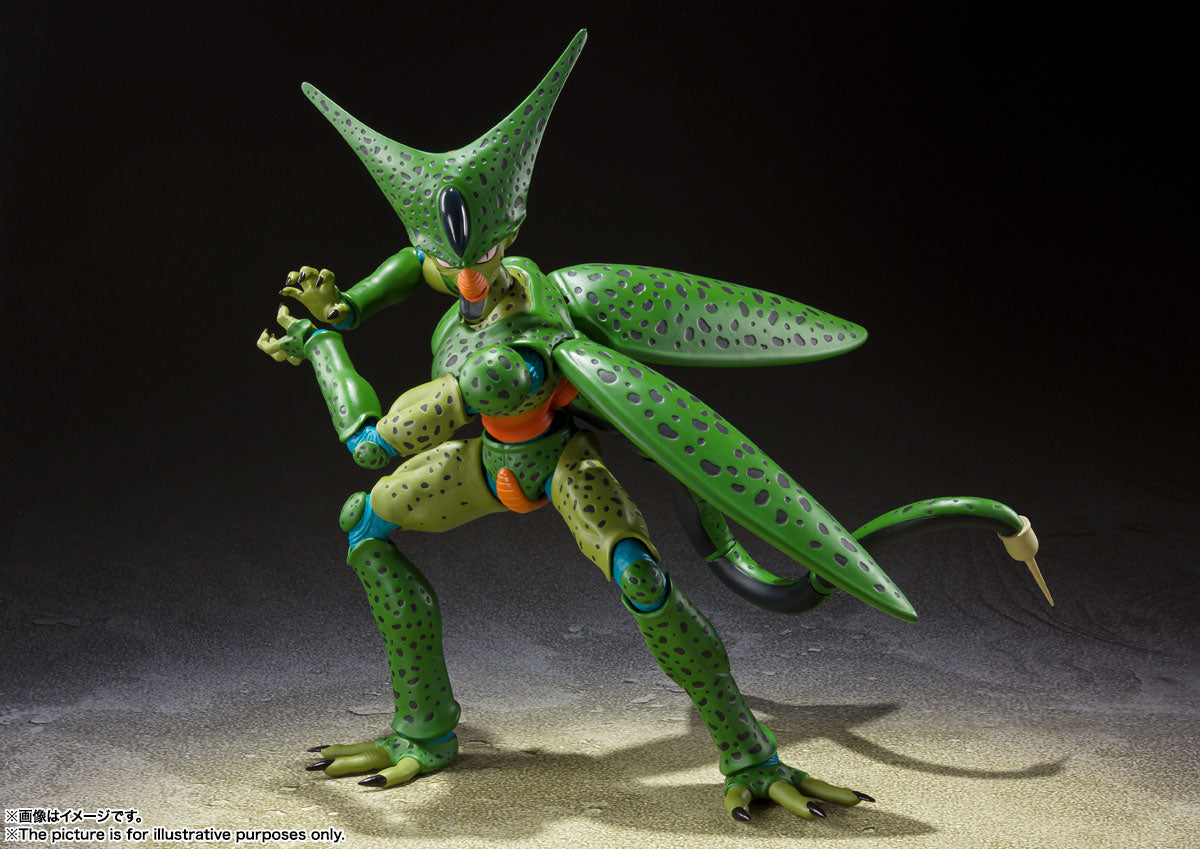Dragon Ball Z Cell First Form S.H.Figuarts Action Figure (Reissue)