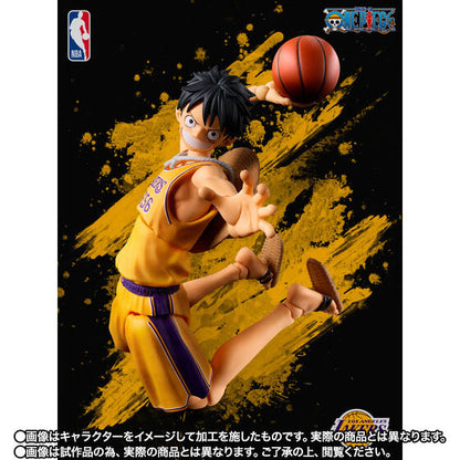 One Piece x NBA Monkey D. Luffy: Los Angeles Lakers Ver. Exclusive S.H.Figuarts Action Figure
