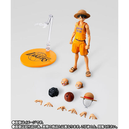 One Piece x NBA Monkey D. Luffy: Los Angeles Lakers Ver. Exclusive S.H.Figuarts Action Figure