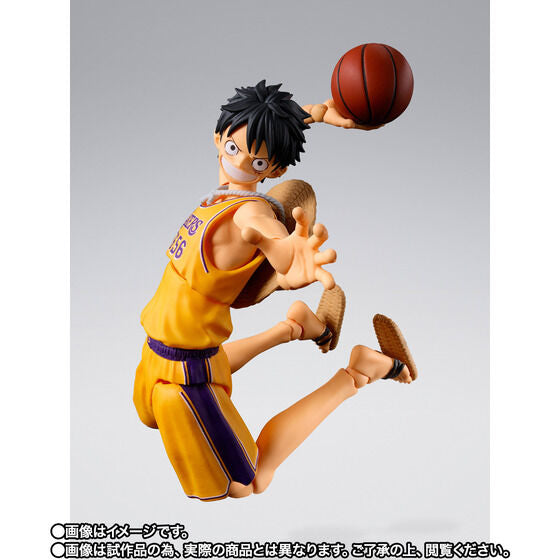 One Piece x NBA Monkey D. Luffy: Los Angeles Lakers Ver. Exclusive S.H.Figuarts Action Figure