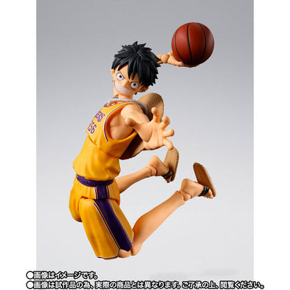 One Piece x NBA Monkey D. Luffy: Los Angeles Lakers Ver. Exclusive S.H.Figuarts Action Figure
