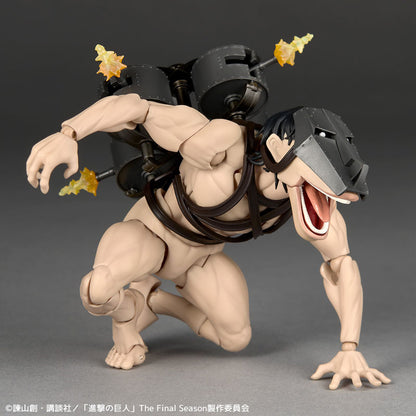 Attack on Titan Cart Titan Revoltech Amazing Yamaguchi Action Figure