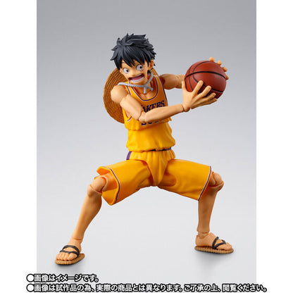 One Piece x NBA Monkey D. Luffy: Los Angeles Lakers Ver. Exclusive S.H.Figuarts Action Figure