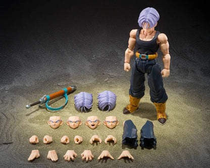 Dragon Ball Z Fighters Trunks S.H. Figuarts Action Figure with Special Display Base