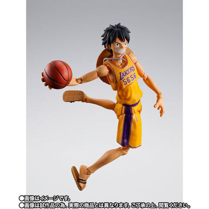 One Piece x NBA Monkey D. Luffy: Los Angeles Lakers Ver. Exclusive S.H.Figuarts Action Figure