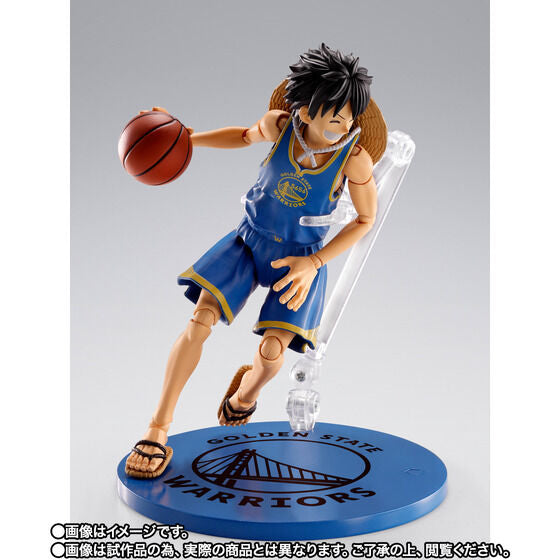 One Piece x NBA Monkey D. Luffy: Golden State Warriors Ver. Exclusive S.H.Figuarts Action Figure