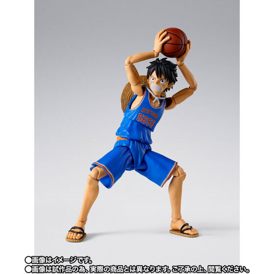 One Piece x NBA Monkey D. Luffy: New York Knicks Ver. Exclusive S.H.Figuarts Action Figure