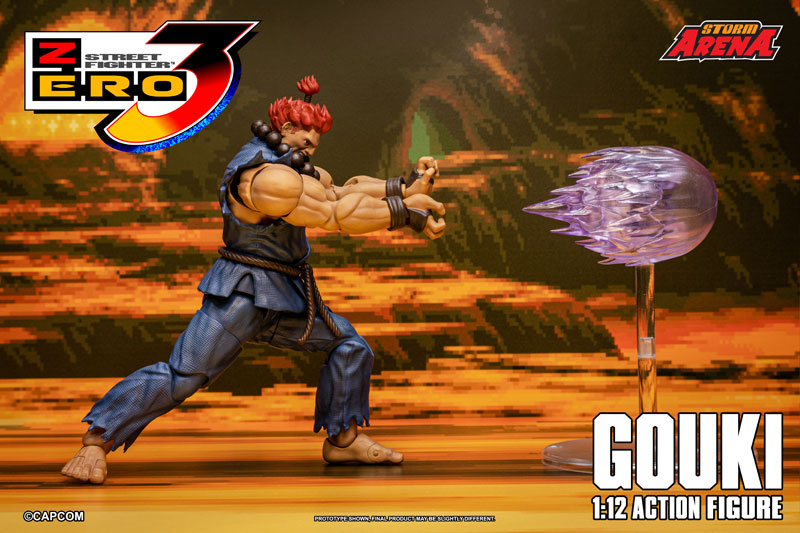 Street Fighter Alpha 3 Storm Arena Akuma (Gouki) 1/12 Scale Action Figure