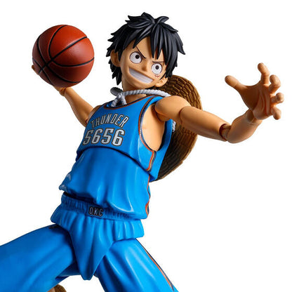 One Piece x NBA Monkey D. Luffy: Oklahoma City Thunder Ver. Exclusive S.H.Figuarts Action Figure
