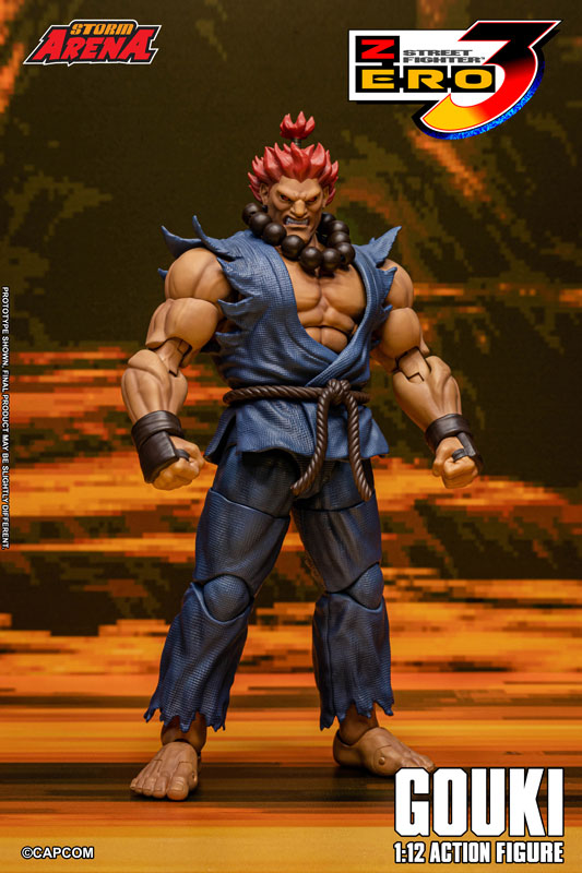 Street Fighter Alpha 3 Storm Arena Akuma (Gouki) 1/12 Scale Action Figure