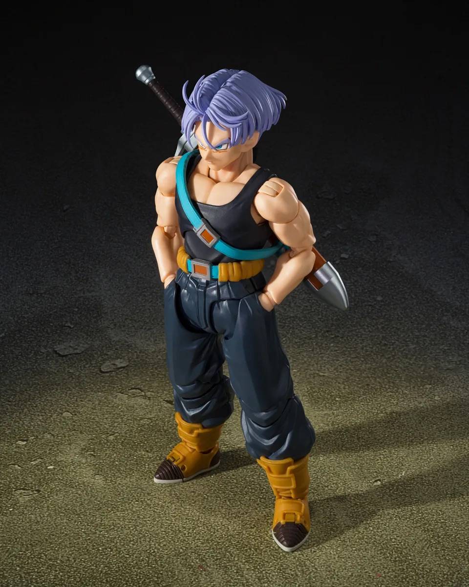 Dragon Ball Z Fighters Trunks S.H. Figuarts Action Figure with Special Display Base